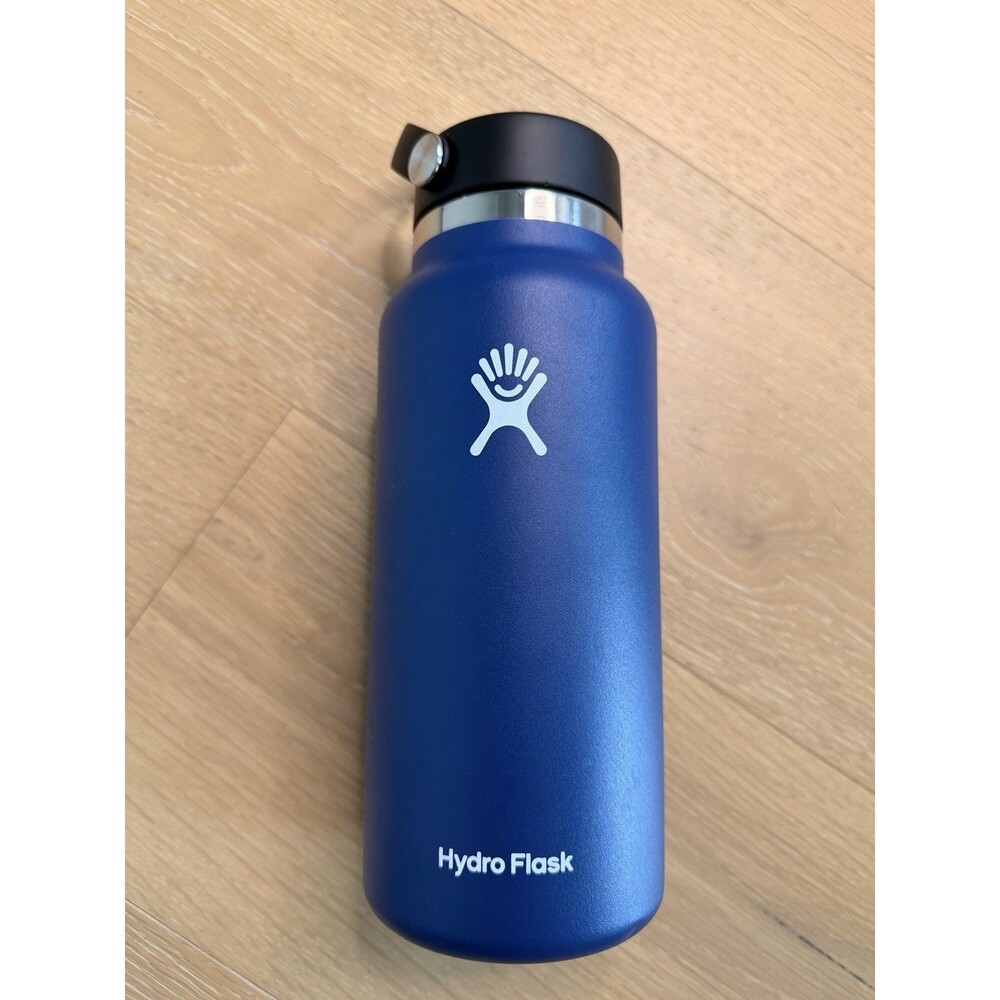 Hydro Flask Wide Mouth Flex Cap Bottle -  Blue 32 oz